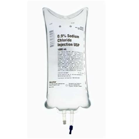 Normal Saline IV Bags .